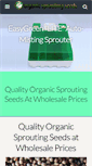 Mobile Screenshot of organicsproutingseeds.com